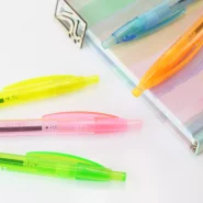 خودکار پن بال فشاری بدنه رنگی PEN BALL BP V2