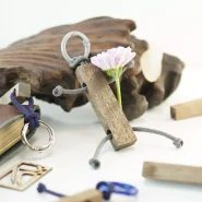 جا کلیدی چوبی دستساز موکو (آدمک) HUVAN Handmade Key ring Moco