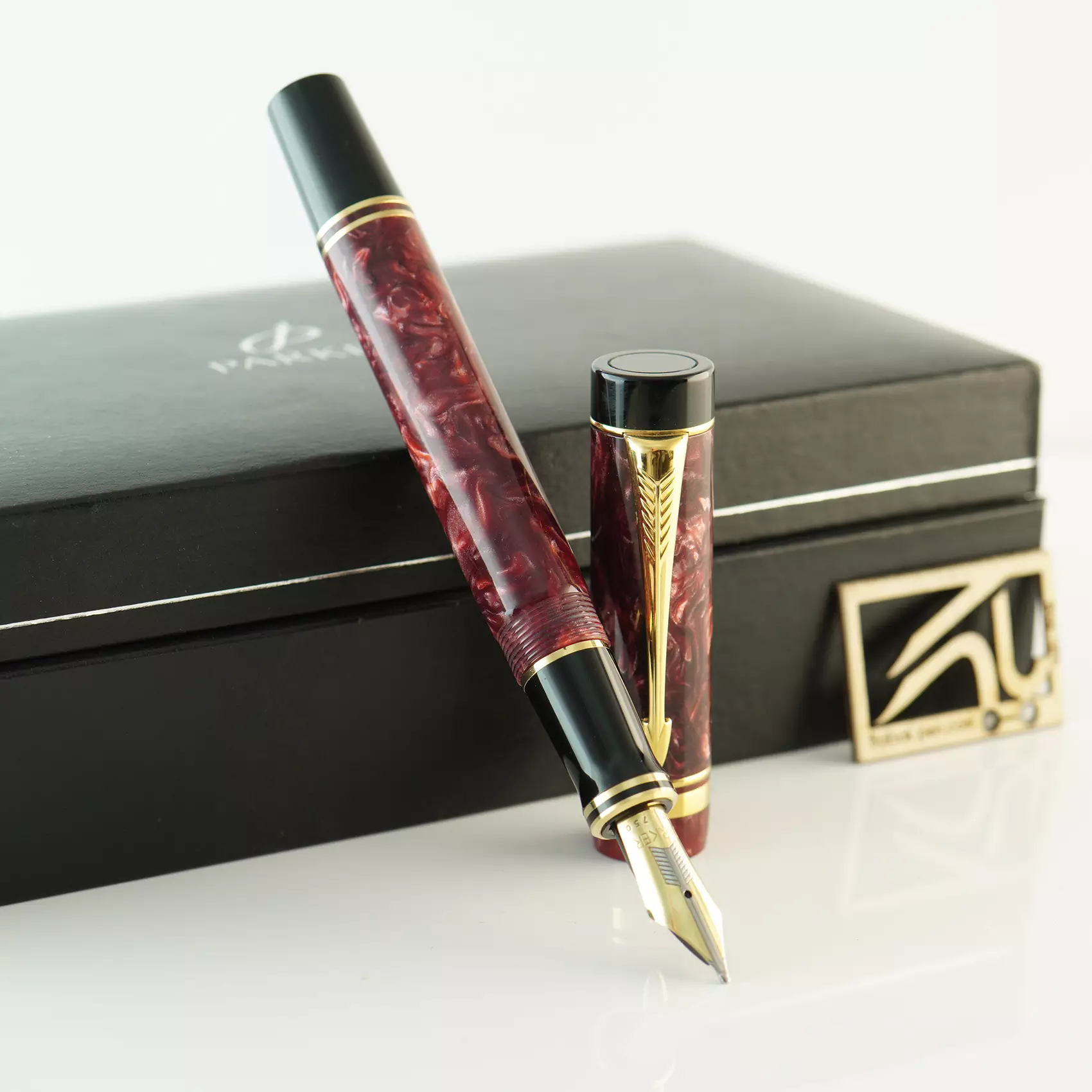 خودنویس دوفولد پارکر ام کی 2 مارون PARKER Duofold FP MK2 Maroon