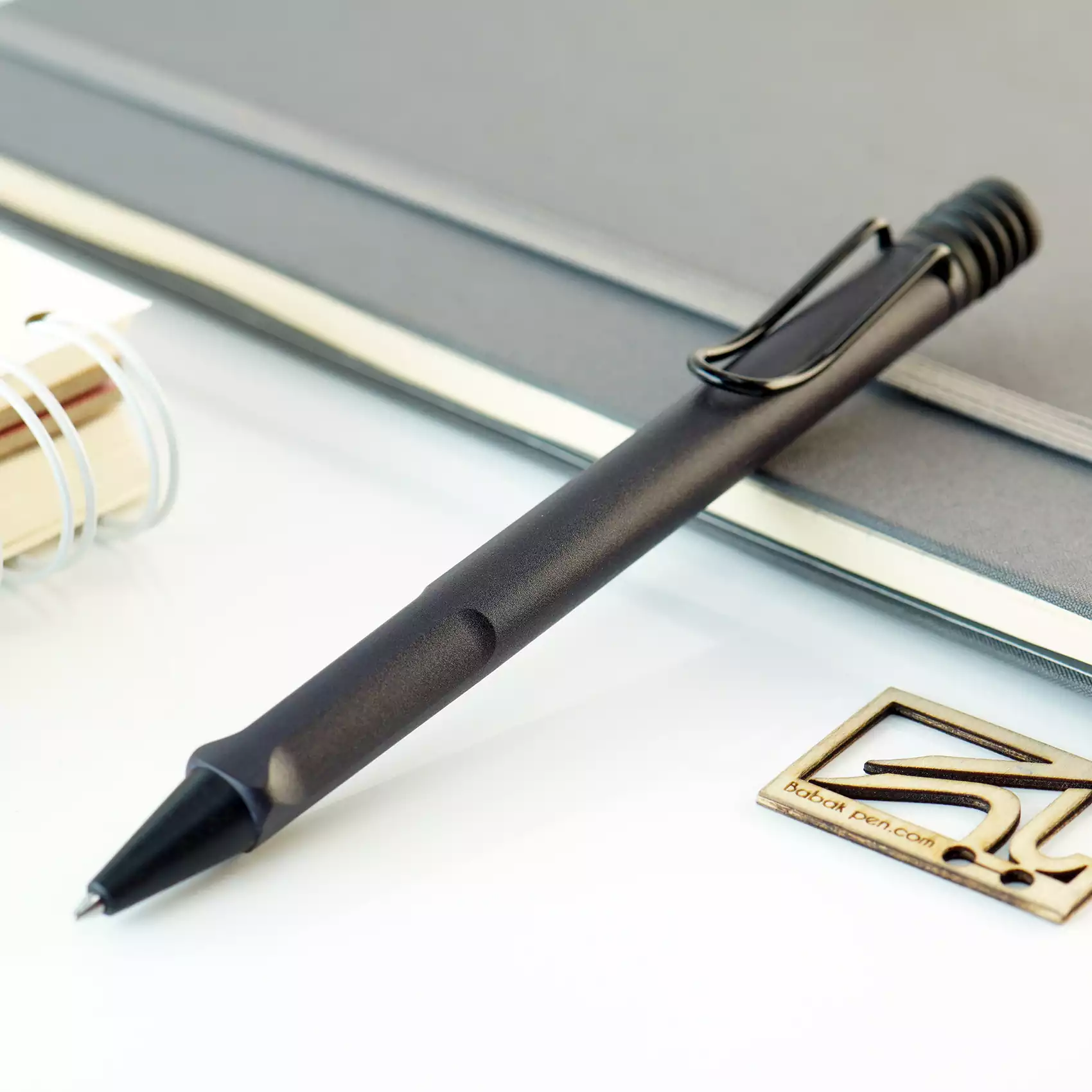 لامی خودکار سافاری استیل بلک LAMY Safari Steel black 2E2